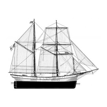 DISEGNO COSTRUTTIVO GOLETTA SCIROCCO