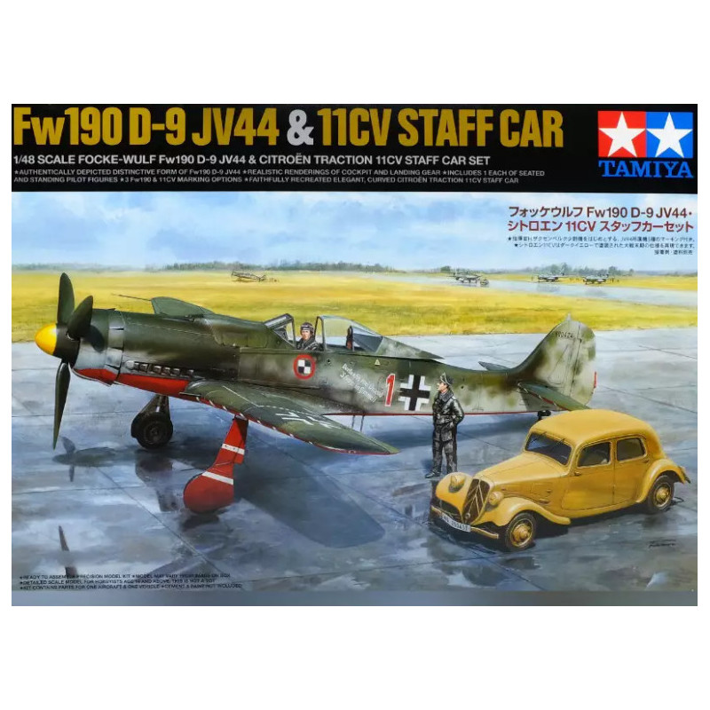 Focke-Wulf Fw190 D-9 JV44 And Citroen Traction 11CV Staff Car