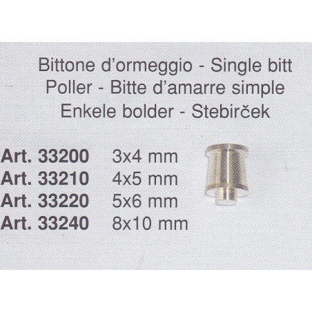 Bittone d'ormeggio 3x4
