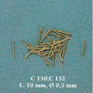 CHIODINI IN OTTONE 0,5x10mm