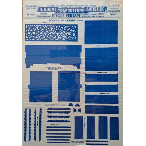 TRAFORO SU CARTA N°927 ETTORE FERRARI