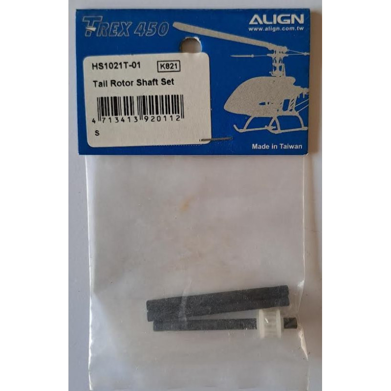 TAIL ROTOR SHAFT SET T-REX 450