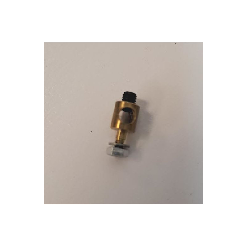 Morsetto comandi con grano, foro 3mm Morsetto comandi con grano, foro 3mm