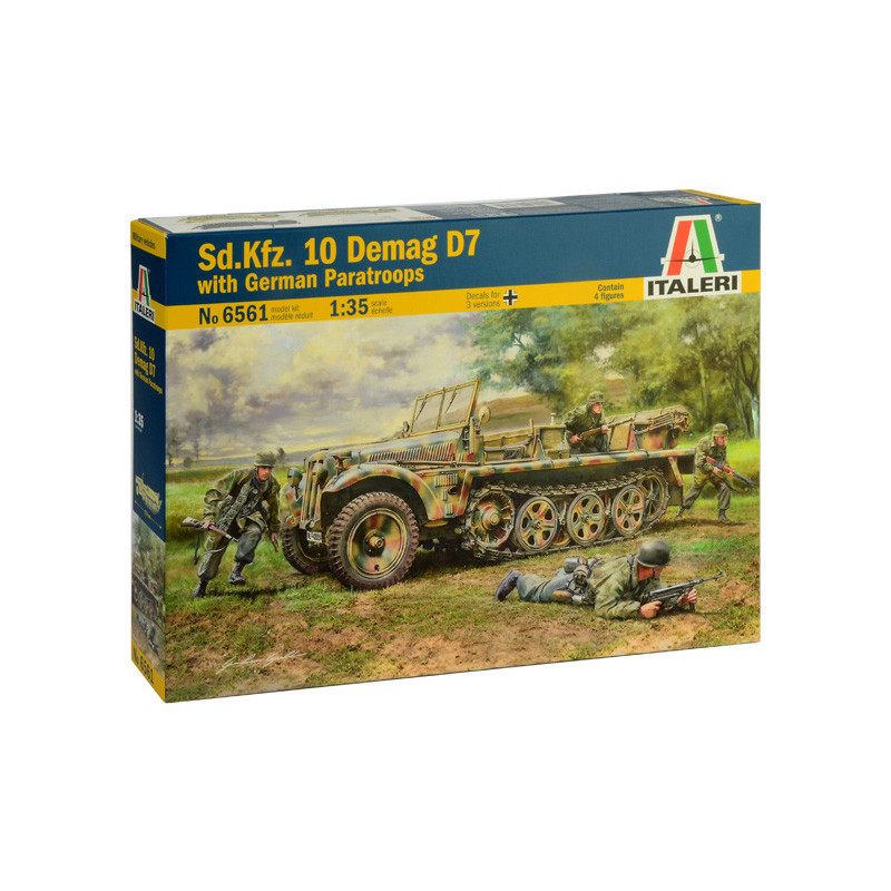 Sd.Kfz. 10 DEMAG D7 with German Paratroops Sd.Kfz. 10 DEMAG D7 with German Paratroops