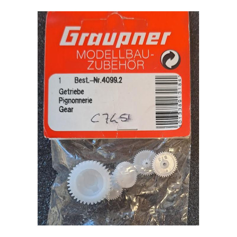 SET INGRANAGGI GRAUPNER C7451