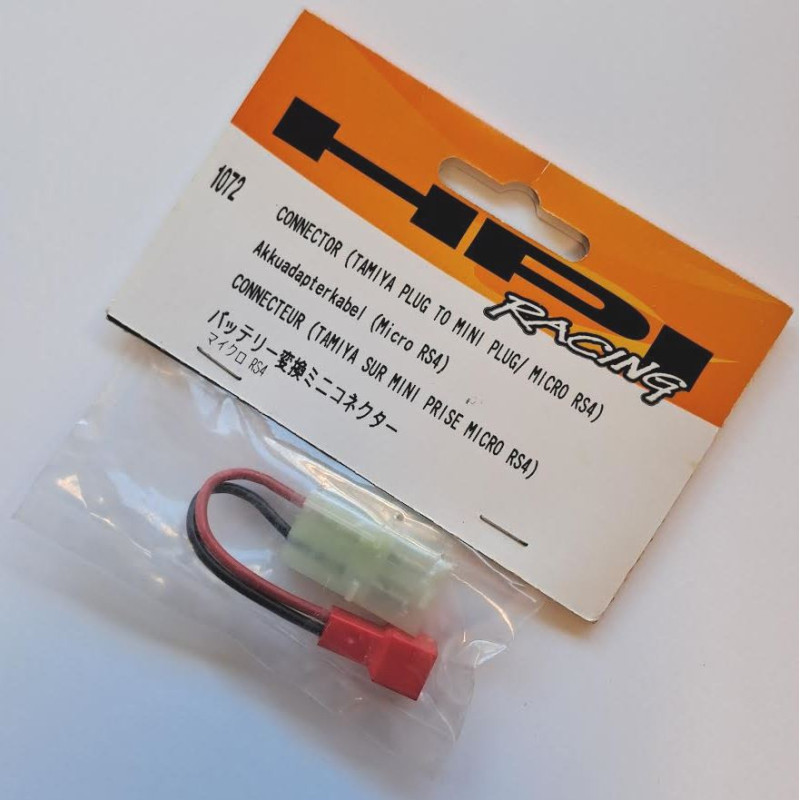 CONNECTOR (TAMIYA PLUG TO MINI PLUG/ MICRO RS4) 