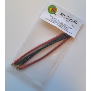 COPPIA CAVETTI CON SPINE DORATE 3,5mmq
