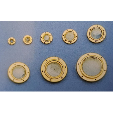 Oblò con flangia 4,5x8mm