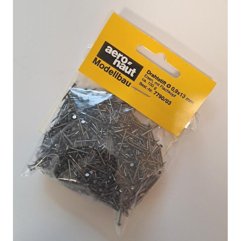 CHIODINI IN FERRO 0,9x13mm