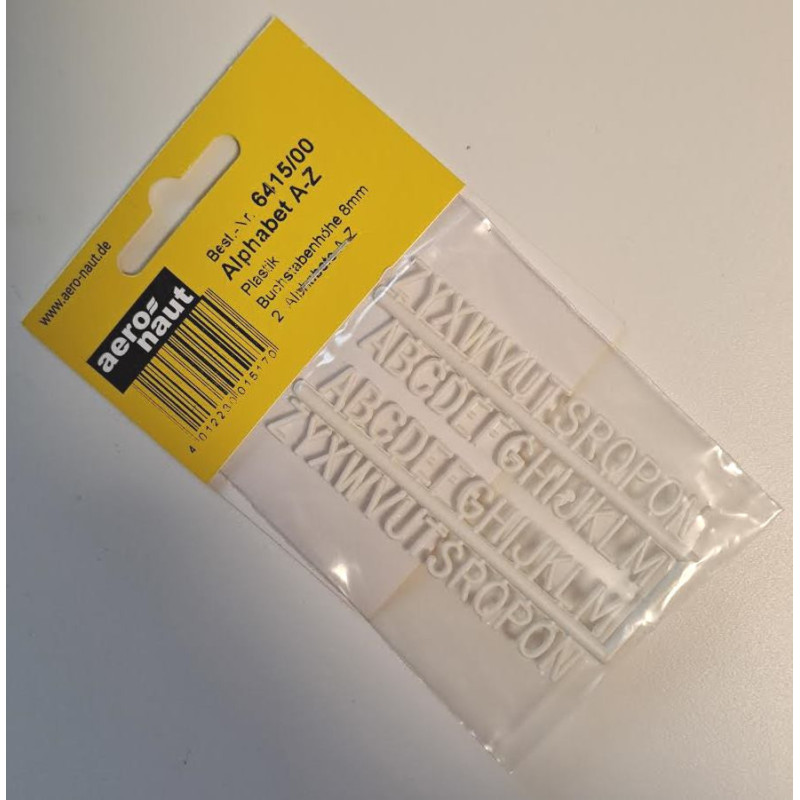 LETTERE IN PLASTICA  8mm