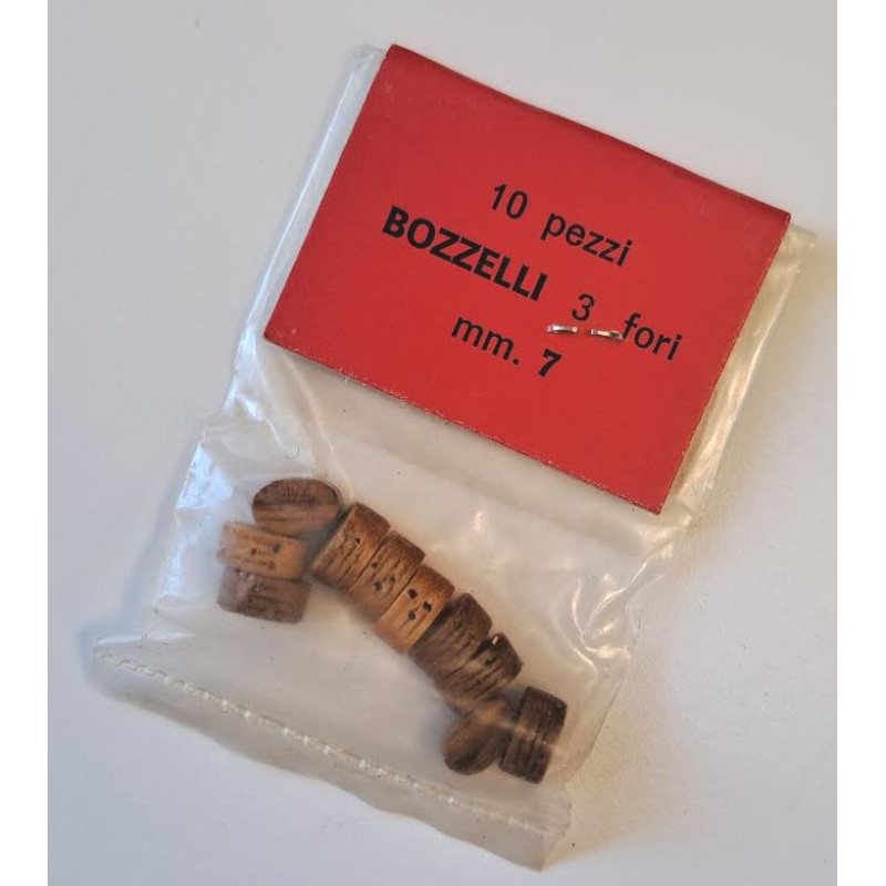 BOZZELLO OVALE 3 FORI 7mm