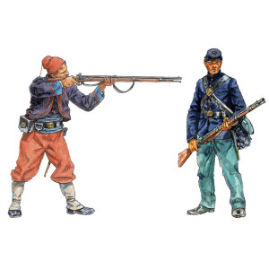 Union Infantry and Zouaves