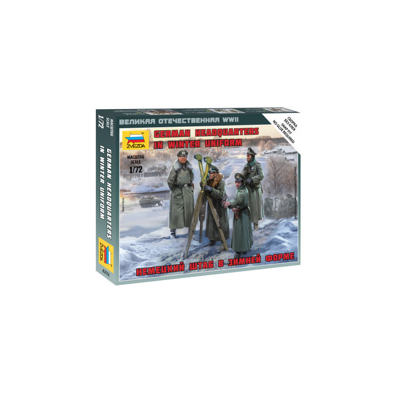 German headquarters in winter uniform