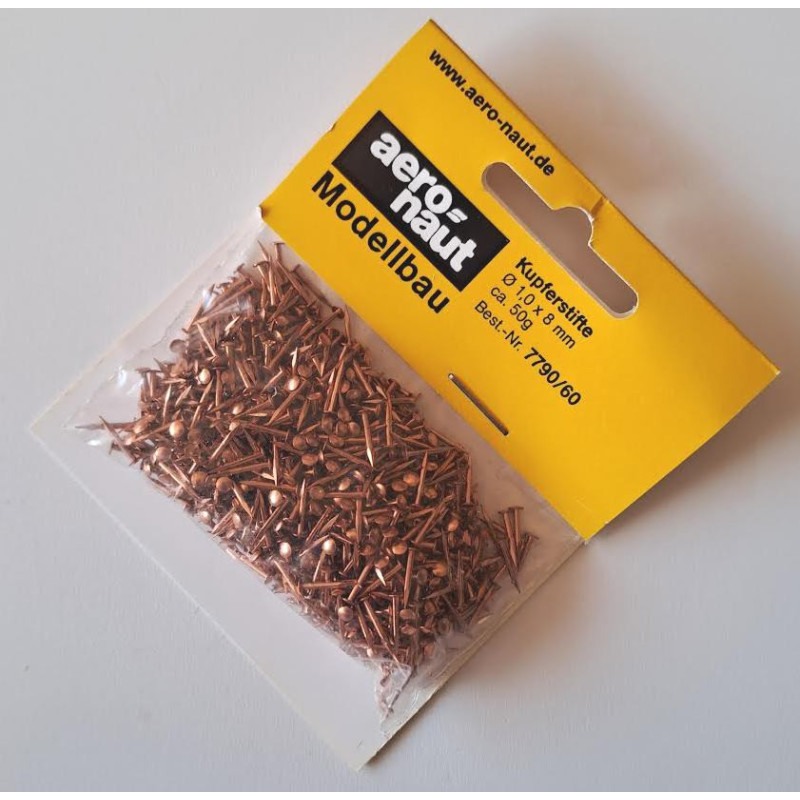 CHIODINI IN RAME 1x0,8mm