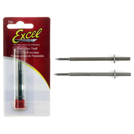 2 PUNTE DI RICAMBIO PER PUNTERUOLO 0.7mm