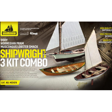 Model Shipways Shipwright 3 Kit Combo