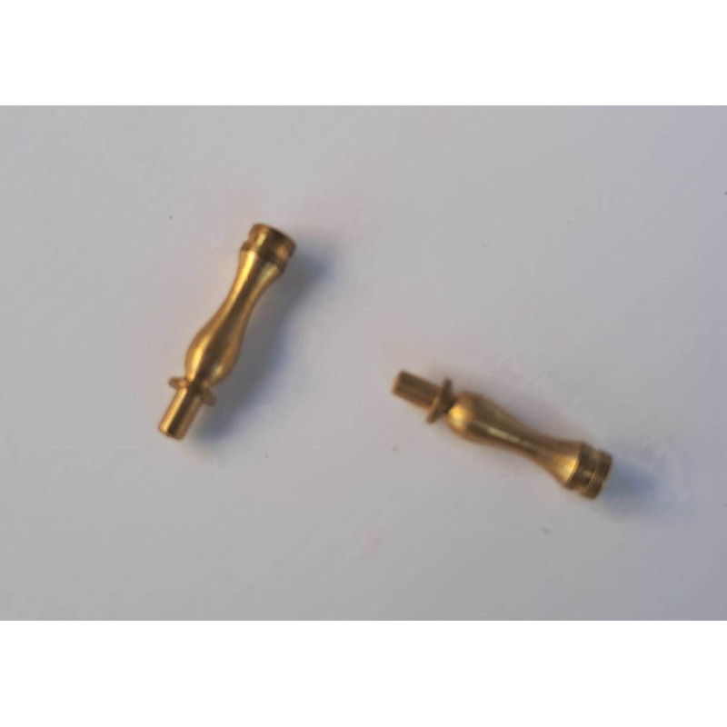 COLONNINA IN OTTONE 9mm