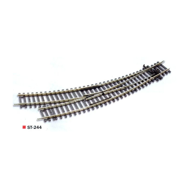 Trix 14953 Scambio Manuale Destro Minitrix, Raggio R1 30°/24°, Per Binari Scala N (1:160), Alta Qualità