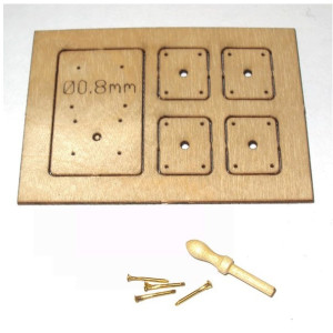 Maschera per foratura portelli