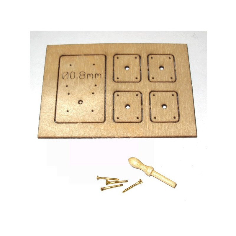 Maschera per foratura portelli