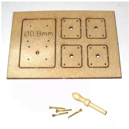 Maschera per foratura portelli