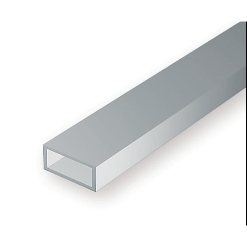 TUBO RETTANGOLARE POLISTIRENE 6,3x9,5mm