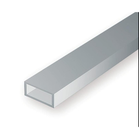 TUBO RETTANGOLARE POLISTIRENE 6,3x9,5mm