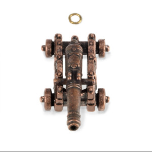 CANNONE DECORATO CON AFFUSTO 20mm