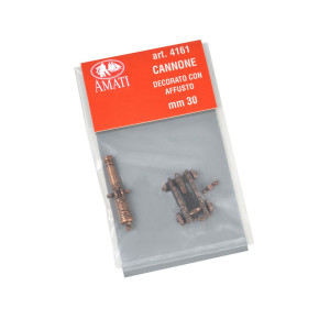 CANNONE DECORATO CON AFFUSTO 30mm
