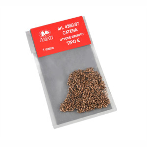 CATENA OTTONE BRUNITO 3mm