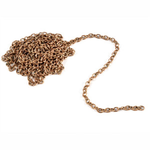 CATENA OTTONE BRUNITO 3mm