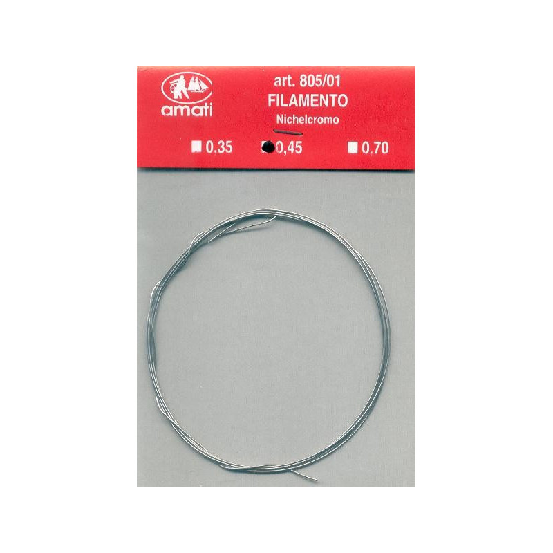 FILAMENTO NICHELCROMO 0,45mm FILAMENTO NICHELCROMO 0,45mm