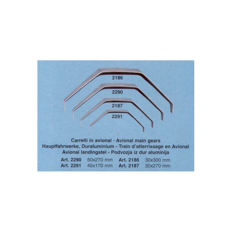 CARRELLO IN AVIONAL 30x300mm