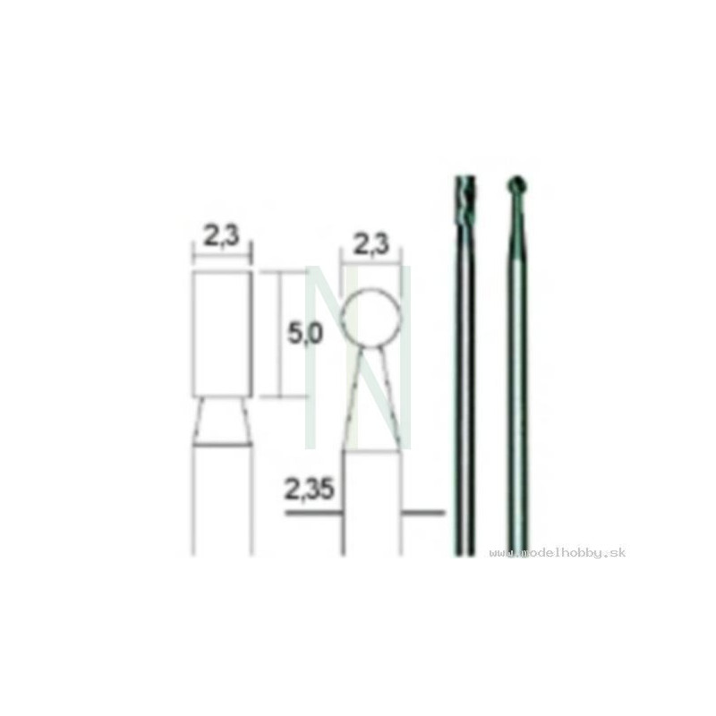 FRESE A GAMBO IN METALLO DURO - PROXXON