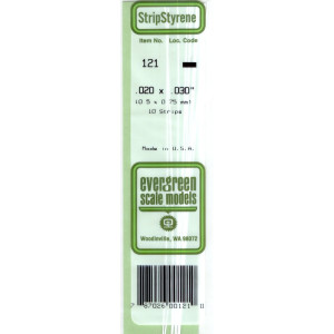 STRIPS POLISTIRENE 0.25x1,5mm
