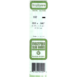 STRIPS POLISTIRENE 0,25x1mm