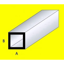 TUBO QUADRO IN OTTONE 3x3x1000