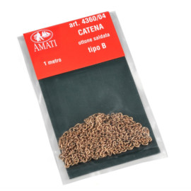 CATENA OTTONE SALDATA 2mm