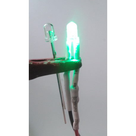 LED LUCE VERDE 3mm