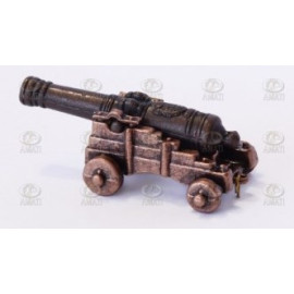 CANNONE DECORATO CON AFFUSTO 40mm