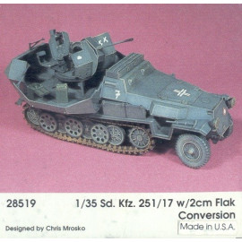Sd.Kfz.251/17 w/2cm Flak CONVERSION