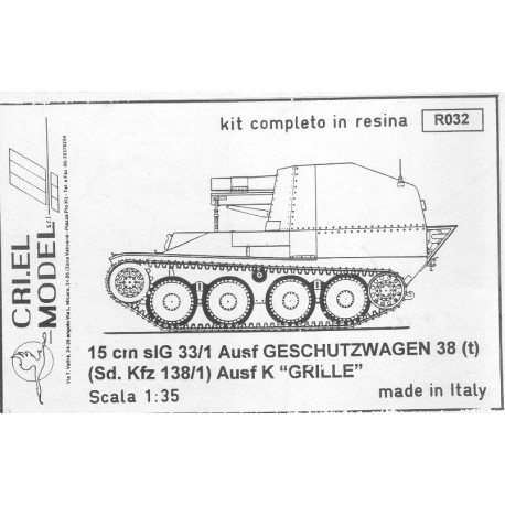 Sd.Kfz 138/1 Ausf K GRILLE