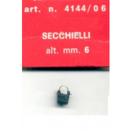 SECCHIELLO IN METALLO CON MANICO 6mm