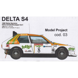LANCIA DELTA S4 1986 RALLY SANREMO