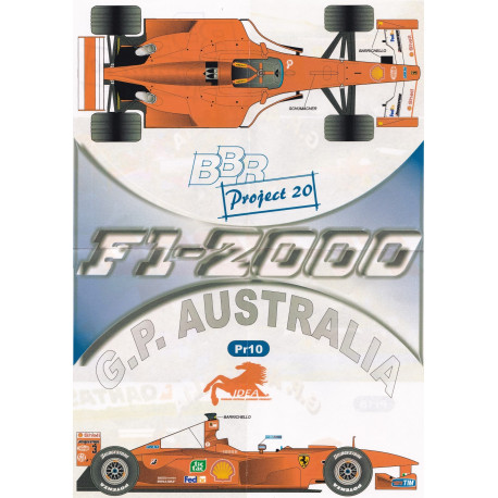 FERRARI F2000 G.P AUSTRALIA