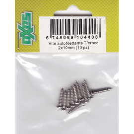 Vite autofilettante T/croce 2x10mm