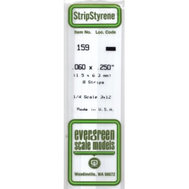 STRIPS POLISTIRENE 1,5x6,3mm