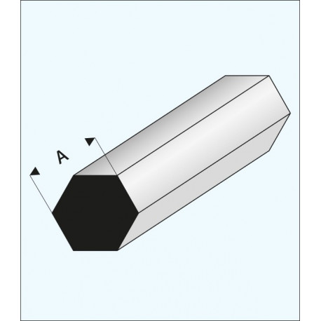 ESAGONO PLASTICA 6x1000mm