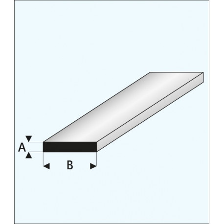 LISTELLO PLASTICA 0,5x2x1000mm