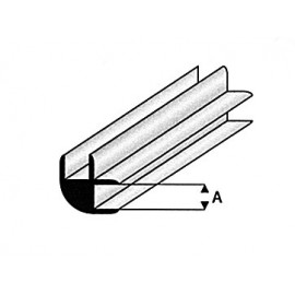 CONNETTORE A L PLASTICA 2x1000mm